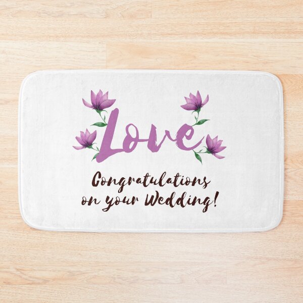 Item preview, LOVE Congratulations on your Wedding!  - Wedding Messages designed and sold by happyshopg.