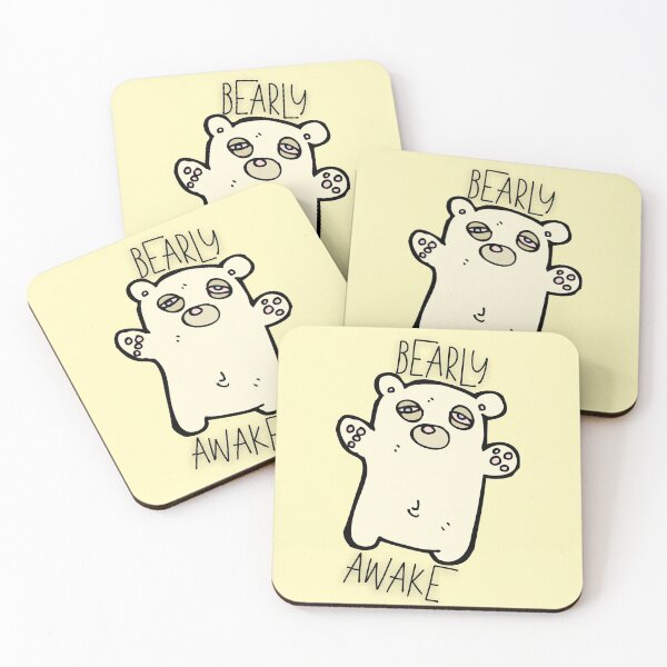 Item preview, Adorable Bear-ly Awake designed and sold by casualism.