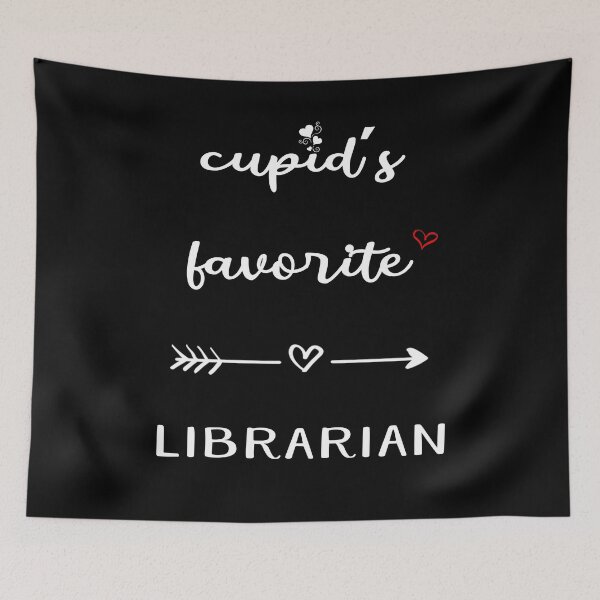 Item preview, cupid's favorite Librarian  designed and sold by BELASKRI STORE.