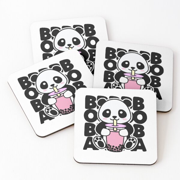 Item preview, Panda Drinking Boba Tea Cute Kawaii  designed and sold by DetourShirts.
