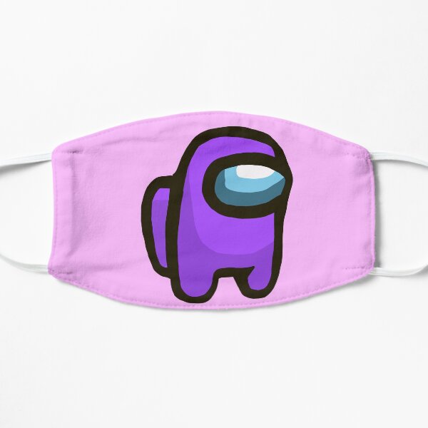 Compañero de tripulación púrpura Mascarilla plana