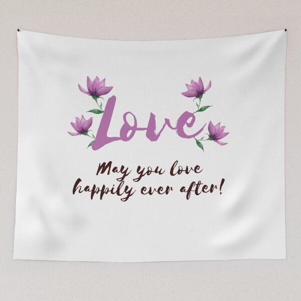 Item preview, May you love happily ever after! - Wedding Messages designed and sold by happyshopg.