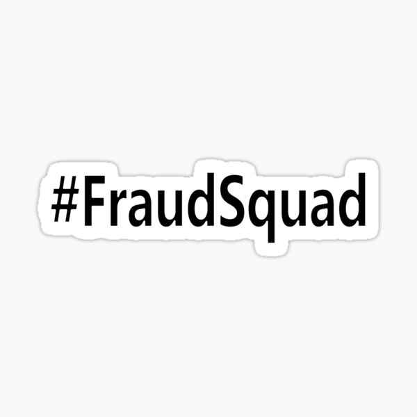 #fraudsquad Sticker