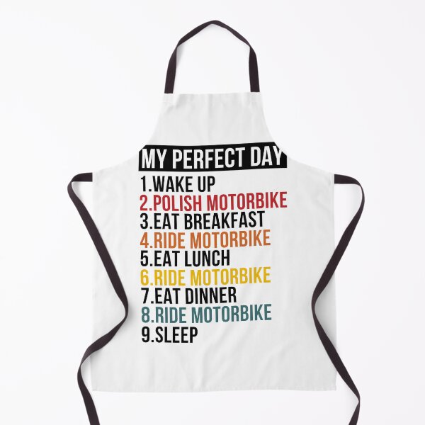 Item preview, My Perfect Day Motorbike Lover Bikers designed and sold by LankyLarry.