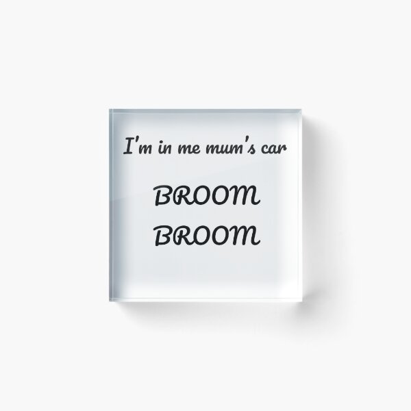 Item preview, Estoy en el auto de mi mamá Broom Broom Vine designed and sold by emzimerch1.