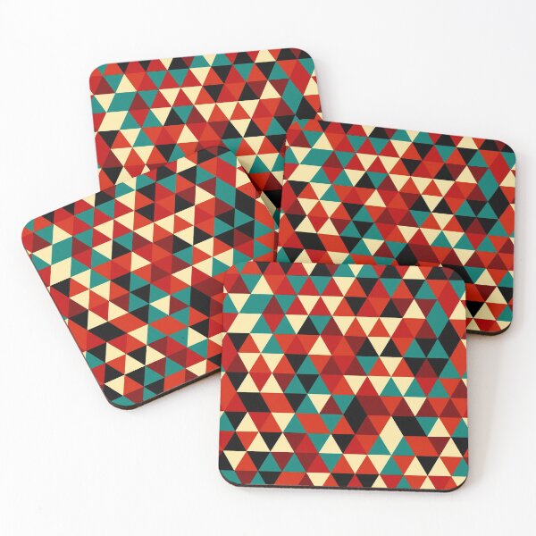 Item preview, Geometric Triangles with Colorful Seamless Pattern designed and sold by HINDAM4U.