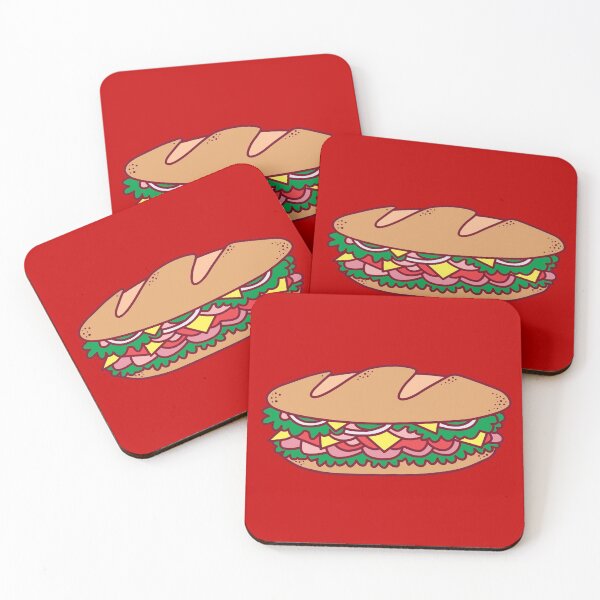 Item preview, Deli Sandwich Sticker designed and sold by DetourShirts.