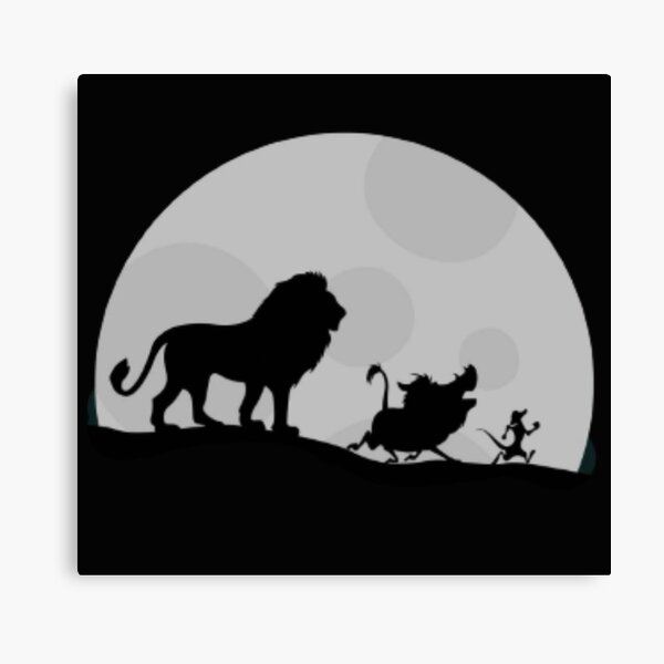 timon y pumba blanco y negro