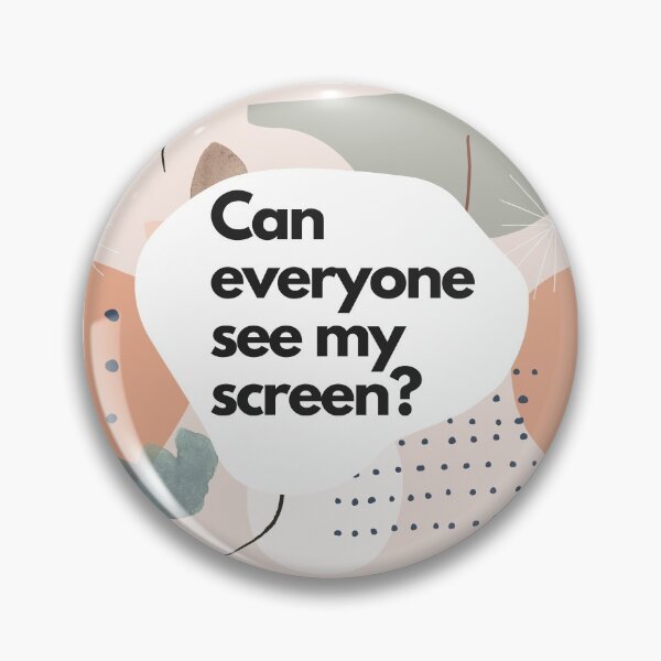 Item preview, Can Everyone See My Screen? Office Humour Funny Zoom Co Worker Colleague Phrases Jargon designed and sold by BohoStudio.