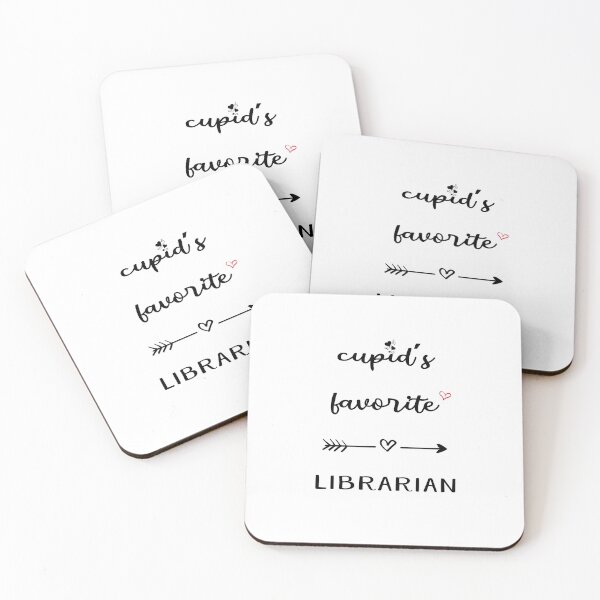 Item preview, cupid's favorite Librarian  designed and sold by BELASKRI STORE.