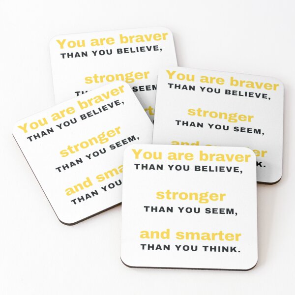 Item preview, You Are Braver Stronger Smarter designed and sold by Memeloaded.