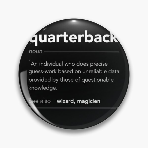 Item preview, Funny Quarterback Gift- Funny Definition Job, Cool Quarterback Art  designed and sold by Loonaa.