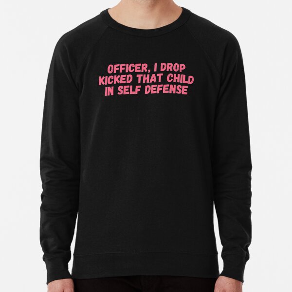 Item preview, Officer I drop kicked that child In self defense, technoblade funny quote designed and sold by ds-4.