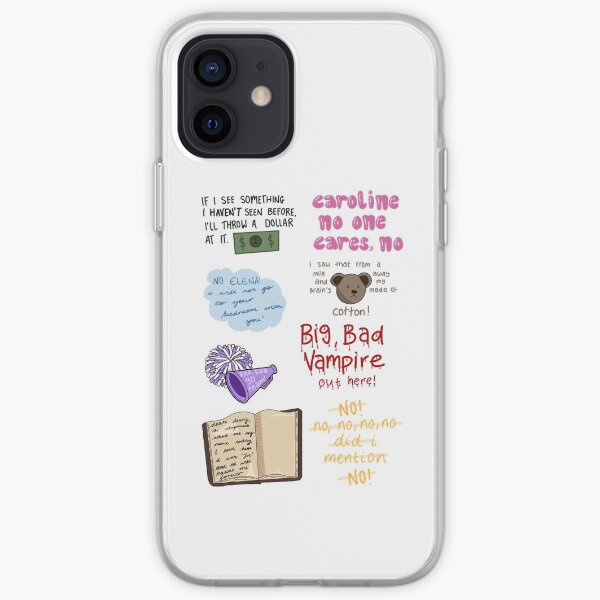 Damon quote sheet iPhone Soft Case