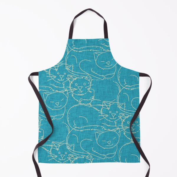 Item preview, Line Contour Cat Blue designed and sold by susycosta.
