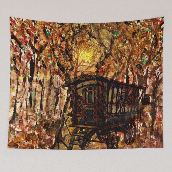 Item preview, Woodland rest (Romany caravan) designed and sold by wanderingNomad.