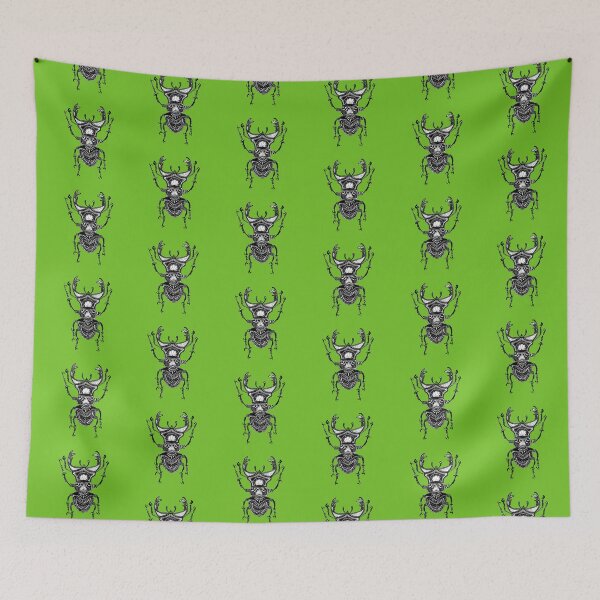 Item preview, Green Stag Beetle designed and sold by Nicole-Iredale.