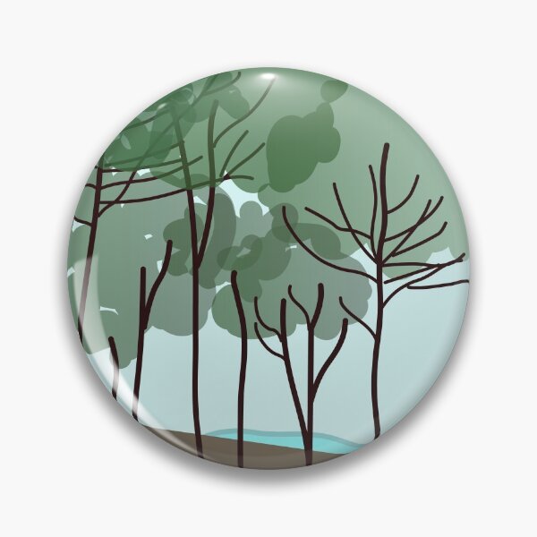 Item preview, Mediterranean landscape LGM pines designed and sold by Joie-et-Poesie.