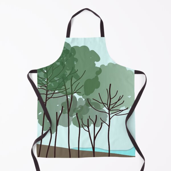 Item preview, Mediterranean landscape LGM pines designed and sold by Joie-et-Poesie.