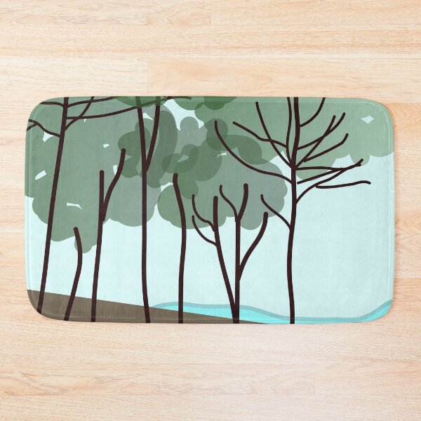 Item preview, Mediterranean landscape LGM pines designed and sold by Joie-et-Poesie.