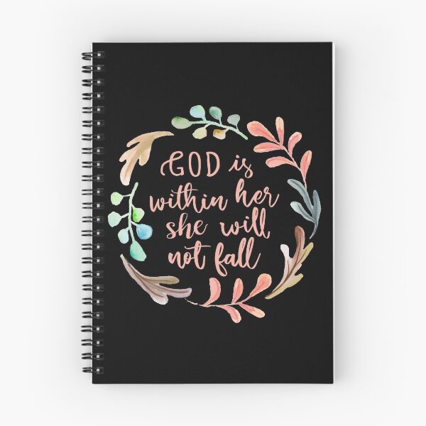Item preview, Psalm 46:5 - Watercolor Wreath Rose Gold designed and sold by amazingjoy.