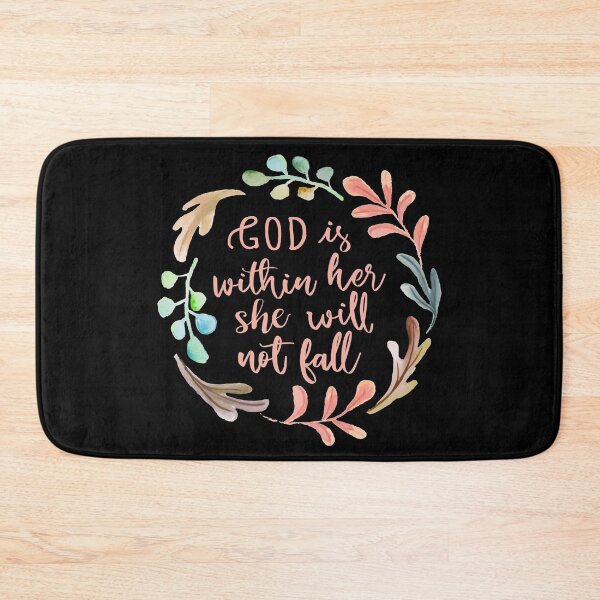 Item preview, Psalm 46:5 - Watercolor Wreath Rose Gold designed and sold by amazingjoy.