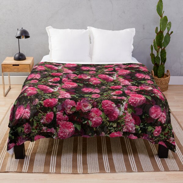 Item preview, Pink roses on a wall designed and sold by Pelikancrazy.