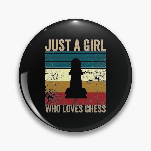 Artikelvorschau, Vintage nur ein Mädchen das Schach liebt entworfen und verkauft von noahs-shop.