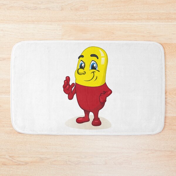 Item preview, Illustration of a character in capsule form. Ideal ara educational medical and informational materials designed and sold by LucianoCosmo.
