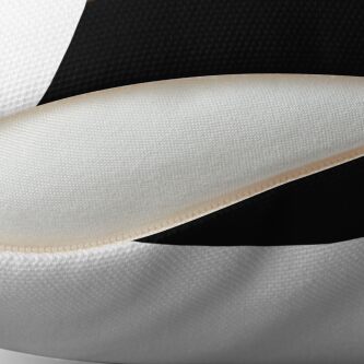 Alternate view of Gorgeous-Gold top design and black print Floor Pillow