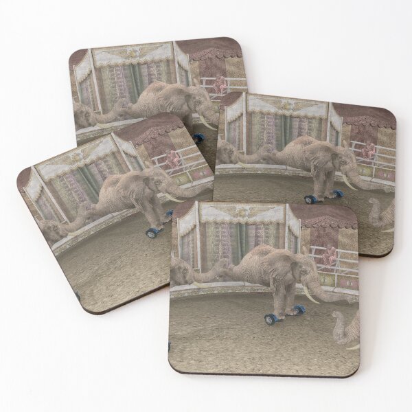 Item preview, Elephants On Hoverboard designed and sold by Mythos57.
