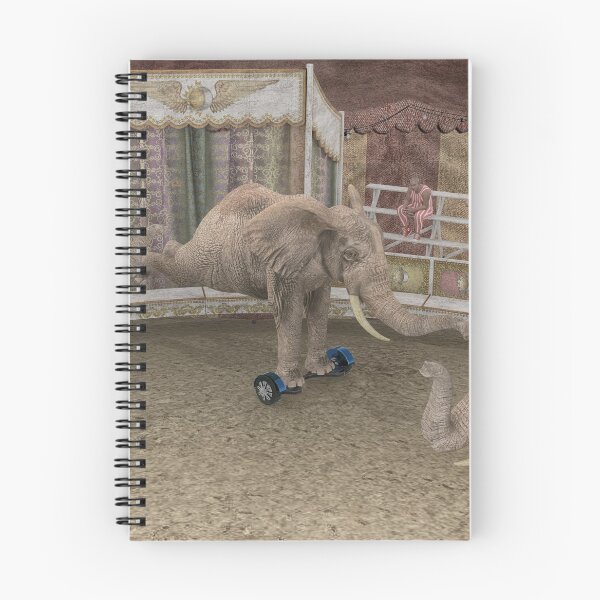 Item preview, Elephants On Hoverboard designed and sold by Mythos57.