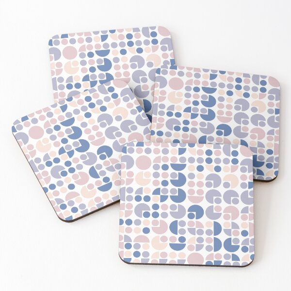 Artikelvorschau, Geometric elements in pastel color palette in repeated asymmetrical mosaic entworfen und verkauft von acidmit.