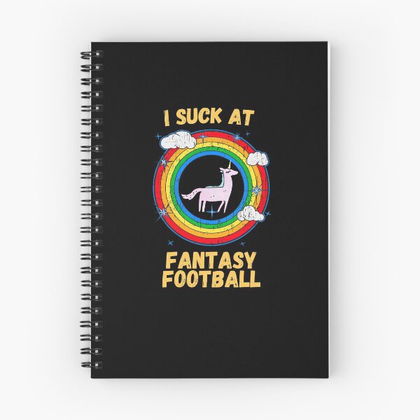 Item preview, I Suck at Fantasy Football Unicorn Rainbow Loser designed and sold by Emerg-Apparel.