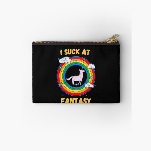 Item preview, I Suck at Fantasy Football Unicorn Rainbow Loser designed and sold by Emerg-Apparel.