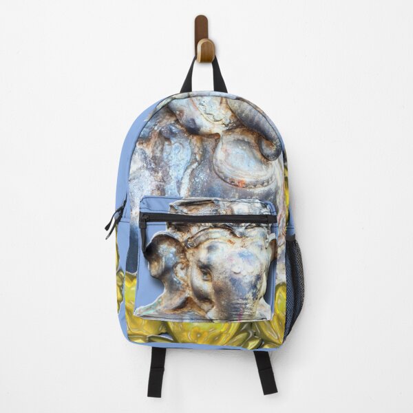 Item preview, Shri Ganesha The Lord of Success Yellow Lotus Light Blue designed and sold by SpiritGifts.
