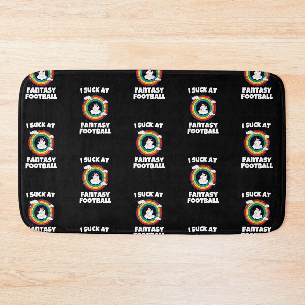 Item preview, I Suck at Fantasy Football Unicorn Rainbow Loser designed and sold by Emerg-Apparel.
