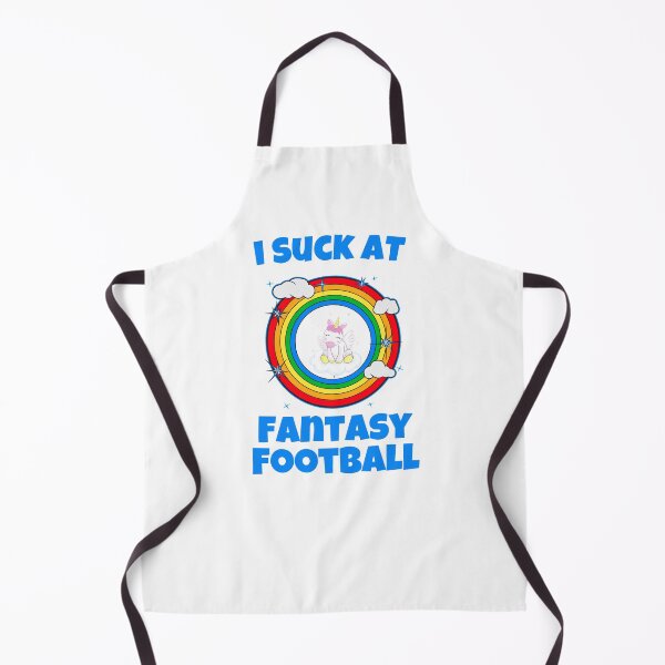 Item preview, I Suck at Fantasy Football Unicorn Rainbow Loser designed and sold by Emerg-Apparel.