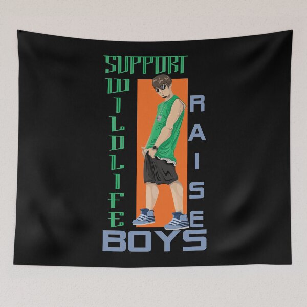 Item preview, Support Wildlife - Raise Boys Design designed and sold by Paula Helit.