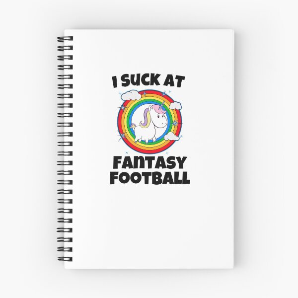 Item preview, I Suck at Fantasy Football Unicorn Rainbow Loser designed and sold by Emerg-Apparel.