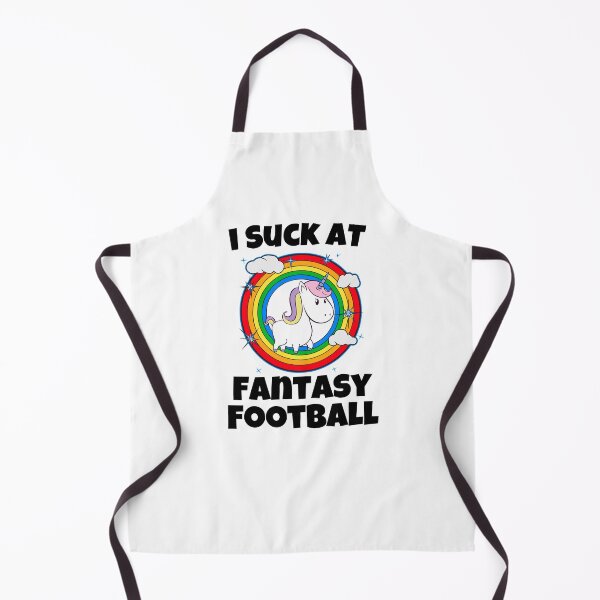 Item preview, I Suck at Fantasy Football Unicorn Rainbow Loser designed and sold by Emerg-Apparel.