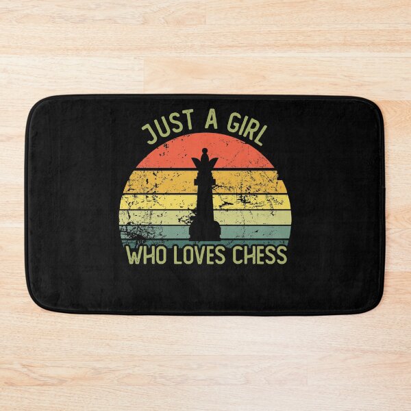 Item preview, Vintage just a girl who loves chess designed and sold by noahs-shop.