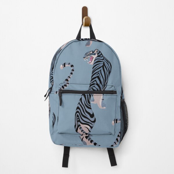 Item preview, Angry blue tiger designed and sold by Iker Paz Studio.