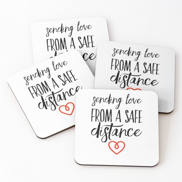 Item preview, Sending love from a safe distance- Valentine’s quarantine  designed and sold by bekindclothing-.