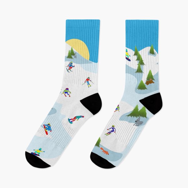 Item preview, Colored winter holidays cute design for ski and snowboard fans designed and sold by ankatuvo.