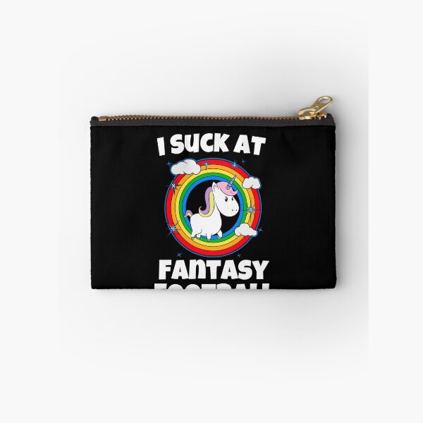 Item preview, I Suck at Fantasy Football Unicorn Rainbow Loser designed and sold by Emerg-Apparel.