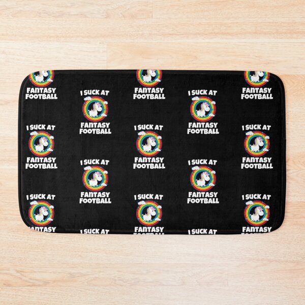 Item preview, I Suck at Fantasy Football Unicorn Rainbow Loser designed and sold by Emerg-Apparel.