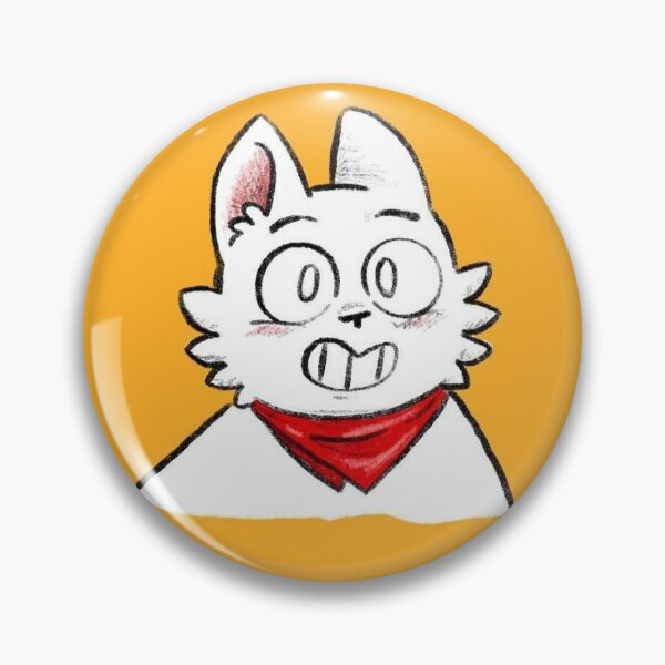 Item preview, Merlin the cat pin designed and sold by Artsykennedy.