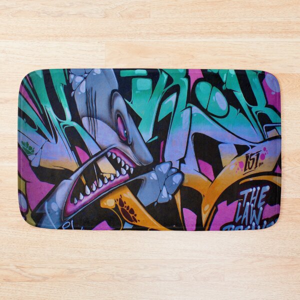 Item preview, Shark graffiti art designed and sold by dineshv.