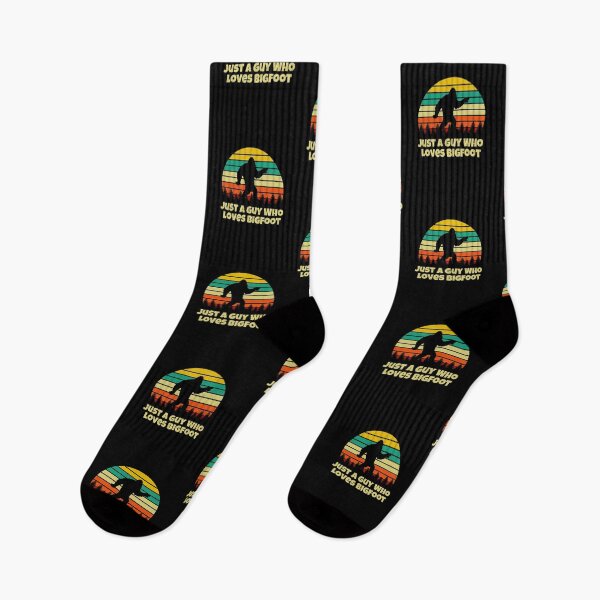 Item preview, Just a Guy Who Loves Bigfoot Sasquatch Yeti designed and sold by Emerg-Apparel.